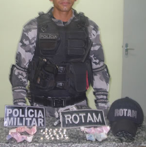Droga apreendida pelo ROTAM da Pm de Picos