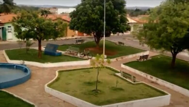 Praça do bairro Pedrinhas em Picos