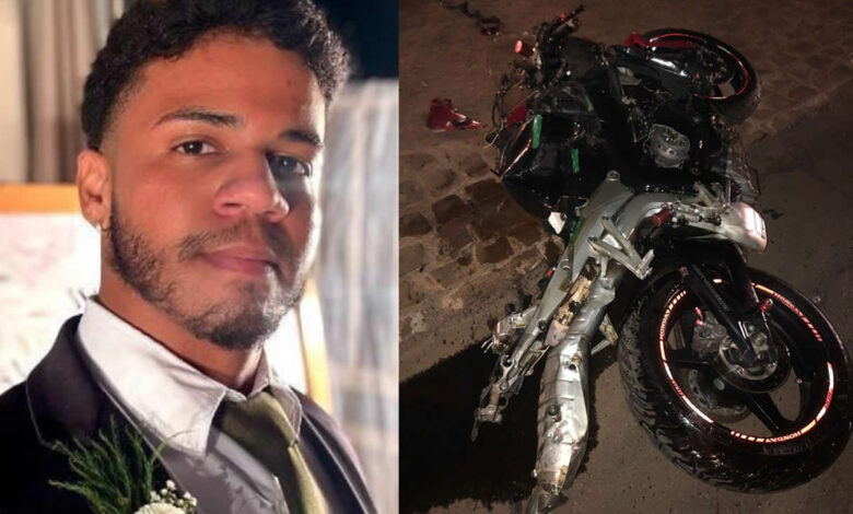 Um grave acidente envolvendo uma caminhonete e uma motocicleta resultou na morte de Alan Ikaro, filho do empresário Alan Autopeças, em Picos. - Foto: Divulgação