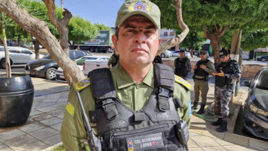 Comandante da PMPI, coronel Scheiwann Lopes - Foto; Antônio Rocha/TV Clube