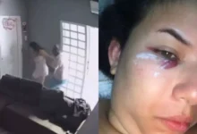 Jornalista Yara Ataide divulga vídeo levando soco de ex-marido | Reprodução