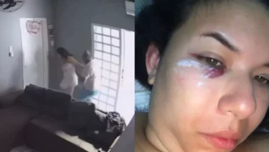 Jornalista Yara Ataide divulga vídeo levando soco de ex-marido | Reprodução