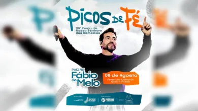 A apresentação gratuita do Padre Fábio de Melo, que estava marcada para o dia 10 de agosto, foi antecipada para o dia 08 de agosto